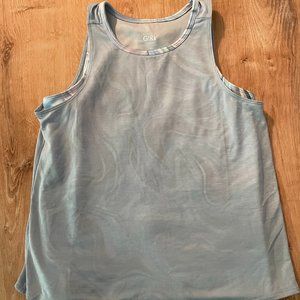 Athleta Girl Blue Layered Tank Sz L/12